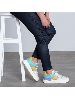 Lumberjack Freya Kadın Sneaker Spor Ayakkabı Lila Mint V3