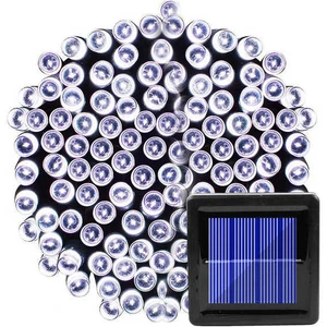 Solar String Peri Işıkları 100 LED Suya Dayanıklı Dış Mekan Garland (Yurt Dışından)