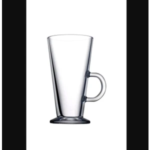 2'lı Latte Kulplu Bardak Şeffaf