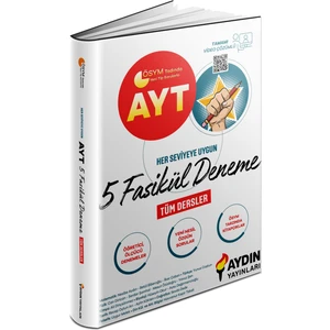 Aydın Yayınları AYT 5 Fasikül Deneme