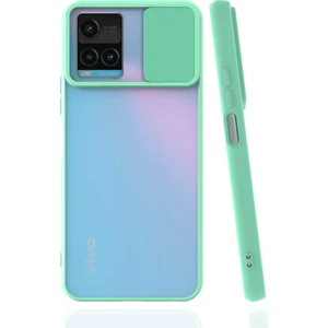 Kip GSM Vivo Y21S Kılıf Kamera Lens Korumalı Sürgülü Slayt Kılıf