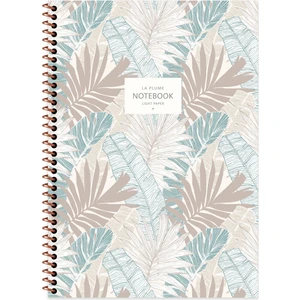 Keskin Color A4 Kareli Defter La Plume Leaves - Mavi