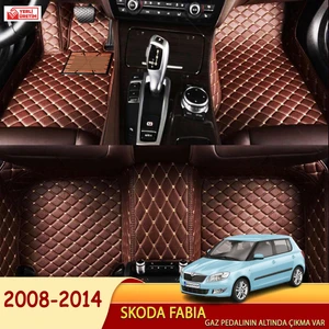 Skoda Fabia 2008-2014 Uyumlu 5d Havuzlu Suni Deri OTO PASPAS