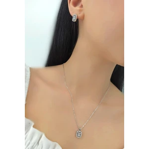 ÇLK Accessories Baget Kolye Küpe Takım TRKOLYE50015