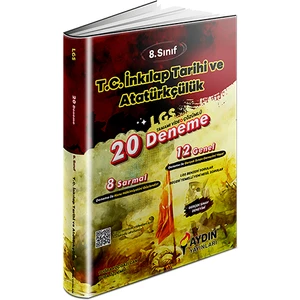 Aydın Yayınları LGS İnkılap Tarihi ve Atatürkçülük 20 Deneme