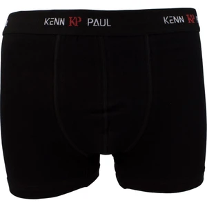 Kenn Paul 2 Adet Siyah Renk Likralı Boxer