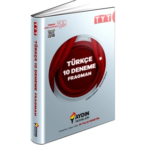 Aydın Yayınları TYT Türkçe 10 Deneme Fragman