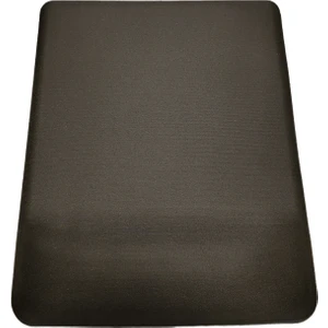 Sünger Bilekli Mouse Pad - Siyah Dikdörtgen Bilek Destekli