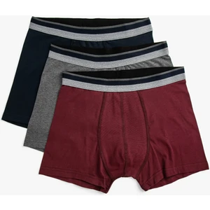 Koton Pamuklu 3'lü Set Basic Boxer