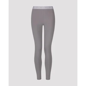 Logo Tape Kadın Gri Skin Fit Tayt