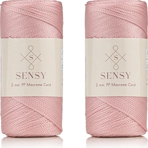 Premium Polyester Makrome Ipi 2 mm 2'li Set Sütlü Kahve, Makrome Ip, Makrame, Supla, Çanta Ipi, No:4