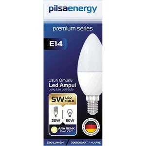 Energy E14 5w 500 Lümen 3000k Gün Işığı