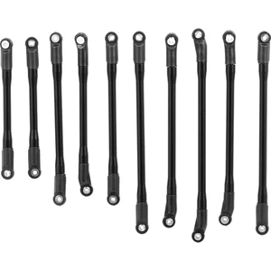 Eksenel SCX10II 90046 Rc Craıl Için 10 Adet Alüminyum Bağlantı Çubuğu (Yurt Dışından)