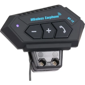 Wireless Earphone BT12 Bluetooth Motosiklet Kask Kulaklığı Motorcu Kulaklığı