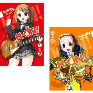 K-On 1&2 - 3&4 Manga Seti (2 Kitap 4 Cilt)