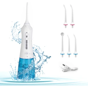 5 Jet Uçlu Akülü Su Flosser 3 Modu Profesyonel 300ML (Yurt Dışından)