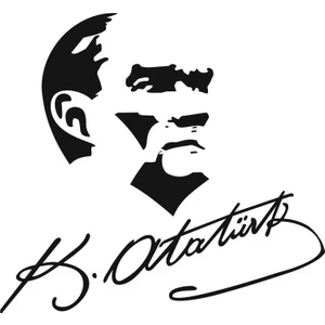 Atatürk Oto Sticker