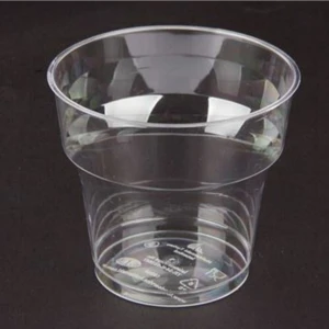 Yorulmaz Ambalaj Şeffaf Kristal Mika Ekstra Sert Plastik Bardak 180 cc 50 Li Avantajlı Paket