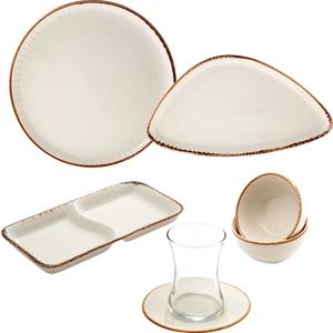 Terracota Bej 25 Parça Kahvaltı Takımı