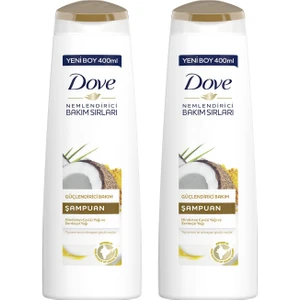 Nemlendirici Bakım Sırları Saç Bakım Şampuanı Bakım Hindistan Cevizi Yağı ve Zerdeçal Yağı 400 ml x 2 Adet