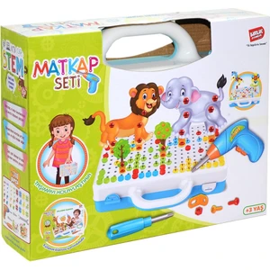 Birlik Oyuncak URT014-001 Birlik, 3D Eğitici Matkap Seti Hayvanlar