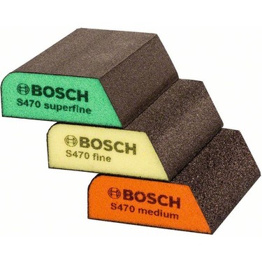 Bosch S470 Sünger Zımpara Seti 3'lü 2608621252 Fiyatı