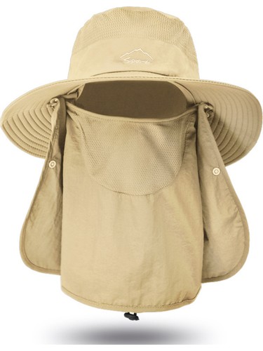 KKmoon Güneş Şapkası Çıkarılabilir Yüz Boyun Kapaklı Flap Fiyatı