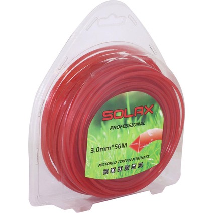 Solax Tırpan Misina Üçgen Üç Köşe 3 mm x 56 Metre Misinası