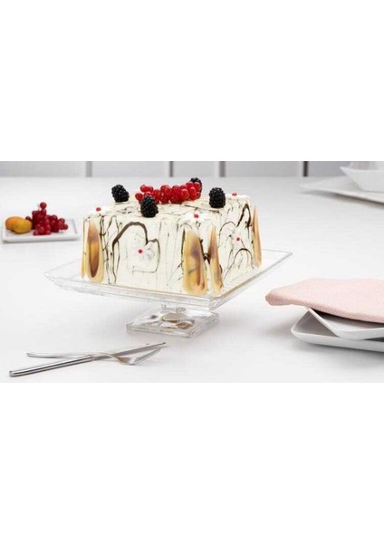 Madlen Ayaklı Kare Servis Tabağı 96877
