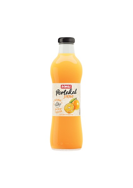 Dimes Sıkma Portakal Cam Şişe (700 Ml)