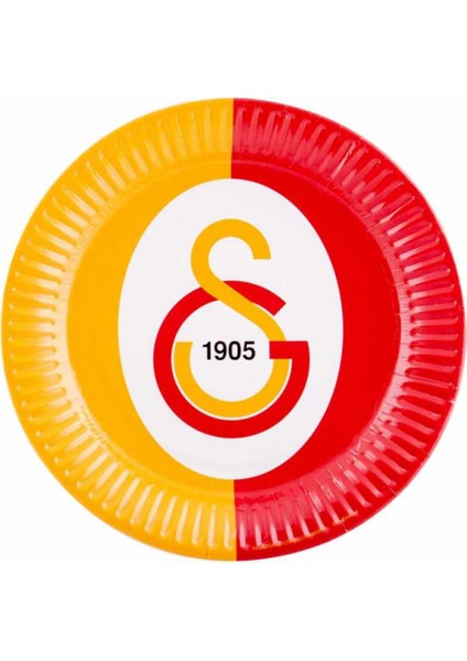 Galatasaray Temalı Karton Tabak 8 Adet