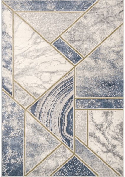 Cresta Gri Mavi Modern Halı CRS002 fiyatları