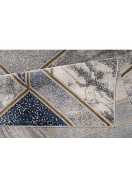 Cresta Gri Mavi Modern Halı CRS002 indirimleri