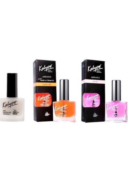 Tırnak Tırnak Bakım Yağı Acı Cila 3'Lü Set