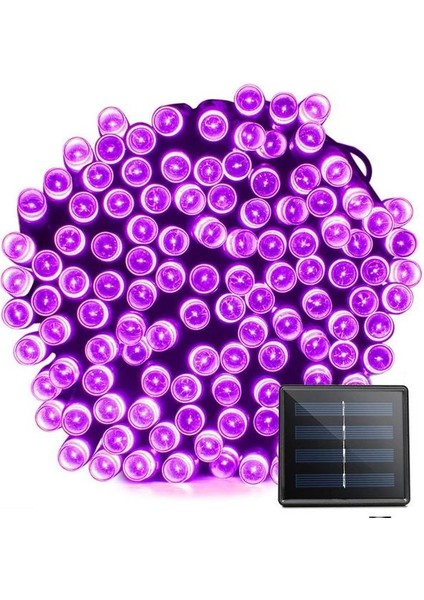 Solar String Peri Işıkları 50 LED Suya Dayanıklı Dış Mekan Garland (Yurt Dışından)