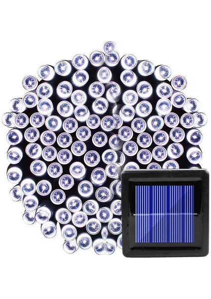 Solar String Peri Işıkları 100 LED Suya Dayanıklı Dış Mekan Garland (Yurt Dışından)