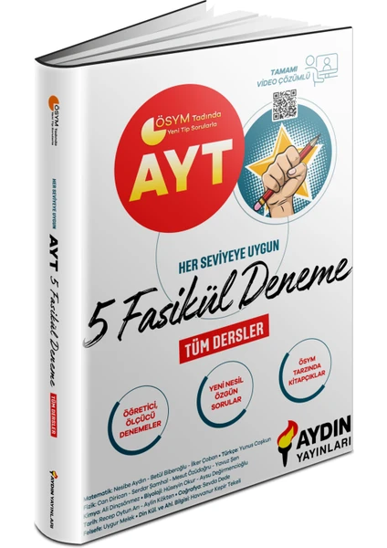 Aydın Yayınları AYT 5 Fasikül Deneme