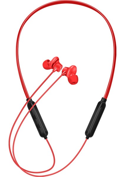 G03S Stereo Kulaklık Boyun Bandı Kulak Içi Kulaklık - Kırmızı (Yurt Dışından)