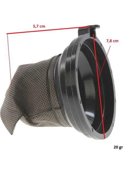 Bosch Uyumlu Bbh Move2 - Move4 - Move5 - Move6 Şarjlı Süpürge Dış Filtre Seti
