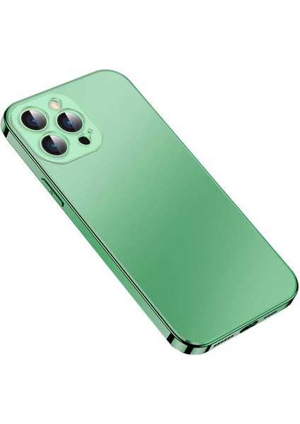- Apple iPhone 12 Pro Max - Kılıf Kamera Korumalı Sert Bobo Kapak - Yeşil