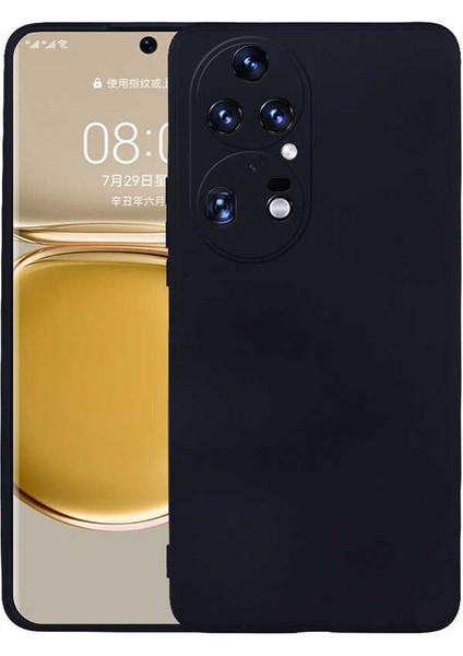 - Huawei P50 Pro - Kılıf Mat Renkli Esnek Premier Silikon Kapak