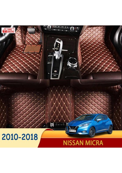 Nissan Micra 2010-2018 Uyumlu 5d Havuzlu Suni Deri OTO PASPAS