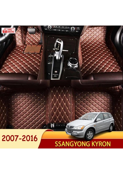 Ssangyong Kyron 2007-2016 Uyumlu 5d Havuzlu Suni Deri OTO PASPAS