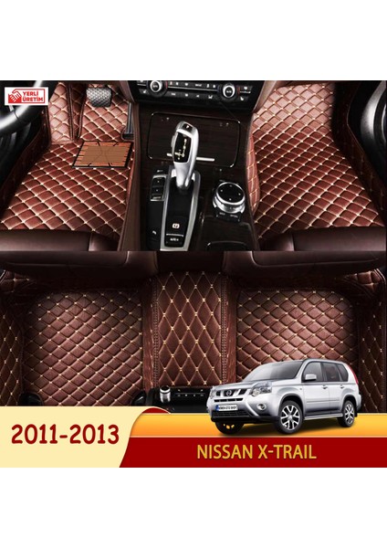 Nissan X-Trail 2011-2013 Uyumlu 5d Havuzlu Suni Deri OTO PASPAS