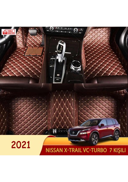 Nissan X-Trail VC-Turbo 2021 7 kişili Uyumlu 5d Havuzlu Suni Deri OTO PASPAS