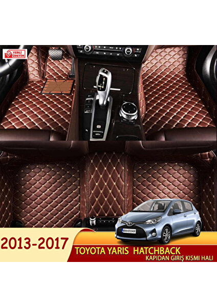 Toyota Yaris 2013-2017 hatchback Uyumlu 5d Havuzlu Suni Deri OTO PASPAS