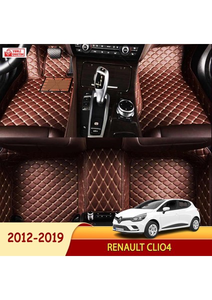 Renault Clio4 2012-2019 Uyumlu 5d Havuzlu Suni Deri OTO PASPAS