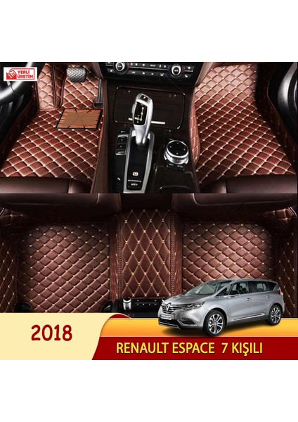 Renault Espace 2018 7 kişili Uyumlu 5d Havuzlu Suni Deri OTO PASPAS