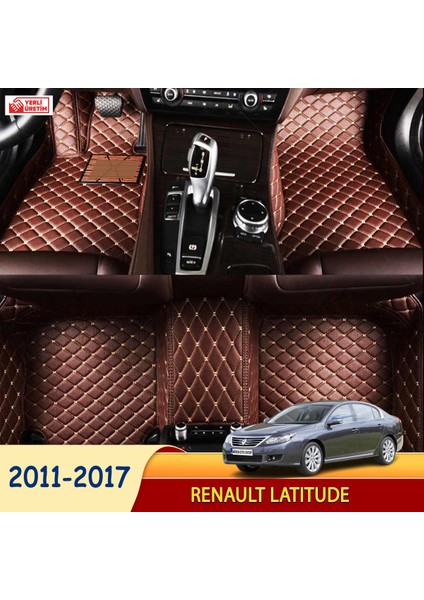 Renault Latitude 2011-2017 Uyumlu 5d Havuzlu Suni Deri OTO PASPAS