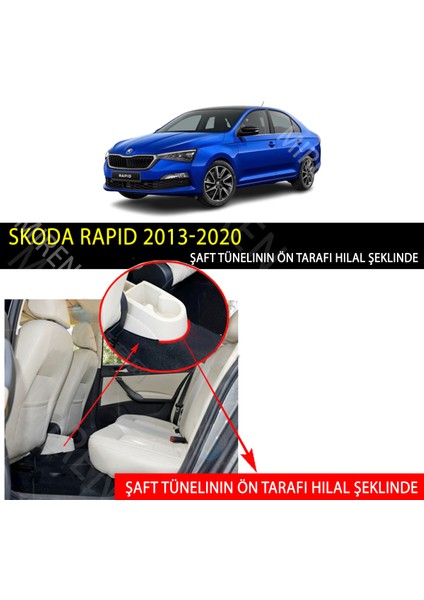 Skoda Rapid 2013-2020 Uyumlu 5d Havuzlu Suni Deri OTO PASPAS